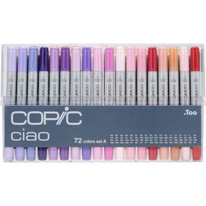 COPIC® Ciao A Layoutmarker-Set farbsortiert 1,0 + 6,0 mm, 72 St.