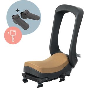 Urban Iki Achterzitje Junior Bincho Black / Kurumi Brown (met montage kader)