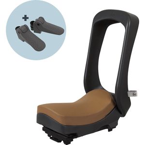 Urban Iki - Junior Fietszitje - Bincho Black - Kurumi Brown