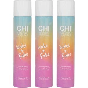 CHI Vibes Dry Shampoo - Droogshampoo vrouwen - Voor Alle haartypes - 3 x 150 gr