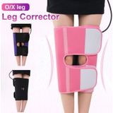 O/X been opblaasbare correctie brace bands rechttrekken bandage benen houding corrector gordel (paars)