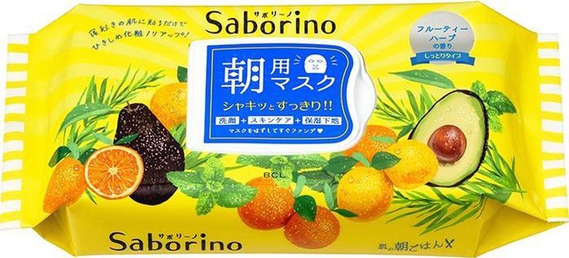 Saborino - Ochtendmasker - Gezichtsmasker - Fruitige Kruiden