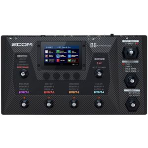 Zoom B6 basgitaar multi-effectpedaal