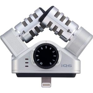 Zoom - iQ6 - Studio Microfoon - Zwart - Inclusief Hoofdtelefoonaansluiting