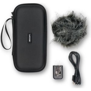 Zoom - APH-6e - Accessoirepakket - Zwart/Grijs - Inclusief Windscherm en Hoes