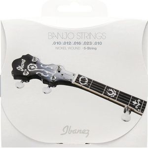 Ibanez - Nikkelwound Snarenset - Vijfsnarige Banjo - Medium Dikte