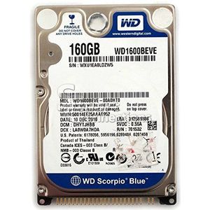 WD Scorpio WD1600BEVE - harde schijf - 160 GB - ATA-100