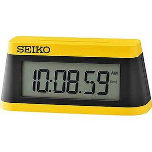 Seiko Clocks wekker LCD QHL091Y, vierkant