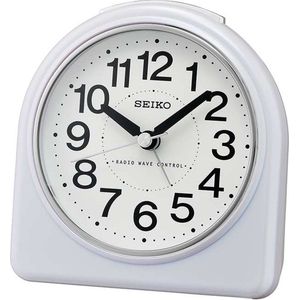 Seiko Marui Reloj Despertador de Habitación, Negro Metálico