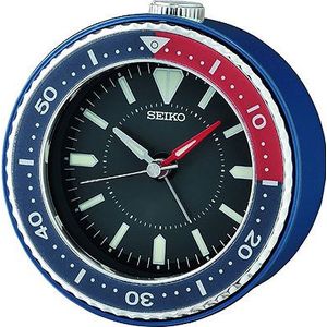 Seiko Wekker kunststof blauw QHE184E