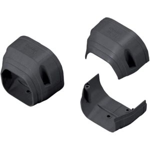 Airco eindstuk - ZWART (SE-77-K)