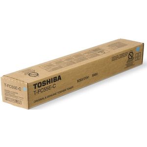 Toshiba T-FC55E-C toner cartridge cyaan (origineel)