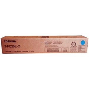 Toshiba TFC30EC - Cyaan - origineel - tonercartridge - voor e-STUDIO 2050C, 2051C, 2550C, 2551C