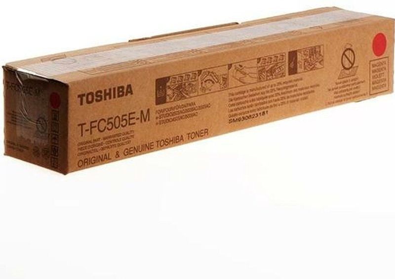 Toshiba - T-FC505E-M - Toner - Magenta - Capaciteit 33600 Pagina's