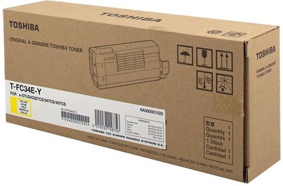 Toshiba - T-FC34E-Y - Kleurentoner - Geel - Capaciteit 11.500 pagina's