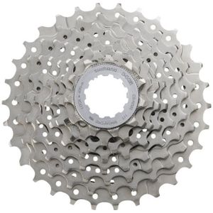 Shimano HG50 Cassette met 8 snelheden, zilverkleurig, 11-28 Teeth