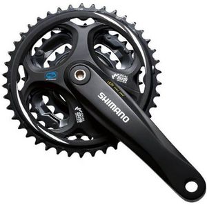 Shimano Crankstel Altus M311 7/8s 48-38-28t 175 Mm Zwart