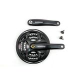 Shimano Kurbelgarnitur Shimano Altus FC-M311 C888CL 170 mm 48x38x28 mit Abdeckung Schwarz Universal