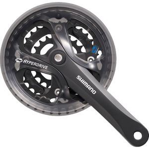 Vorderes Ritzel Shimano ALTUS FC-M361-42T 175MM 7/8-fach schwarz-42X32X22T