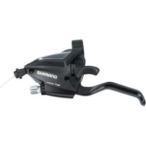 Shimano Versteller (links) mit Bremshebel 3 Geschwindigkeit St-Ef500 2 Finger schwarz