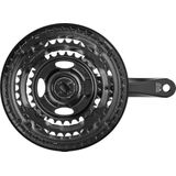 Shimano Tourney FC-TY501 Kurbel 3-fach 28-38-48 34-34-42 Zähne 170 mm 175 mm Kurbelgarnitur Fahrradkurbel Kettenradgarnitur MTB Mountainbike Trekking