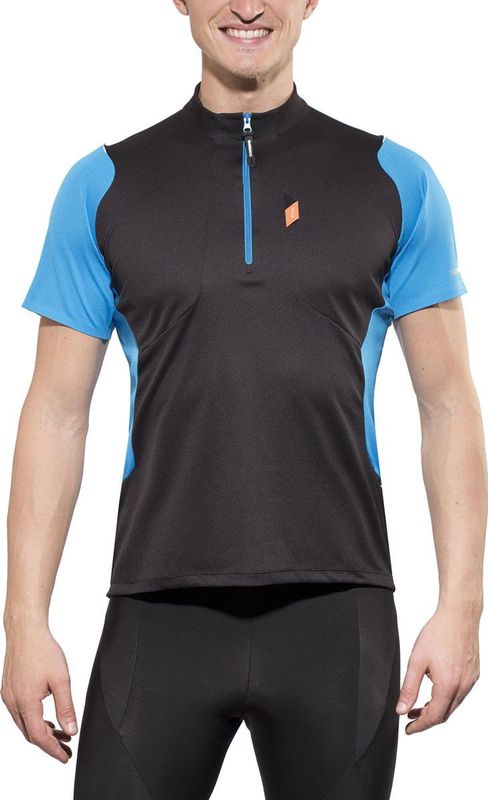 Shimano - Touring Jersey - Korte Mouw - Zwart/Lichtblauw - All Mountain/Enduro