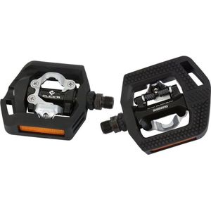 Shimano PD-T421 Click'R pedalen, zwart