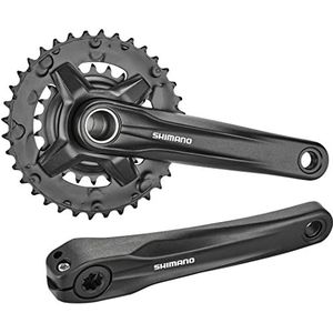 Shimano FC-MT210-B Crankset 36/22 tanden 2x9 -speed Pedaalarmlengte 170mm