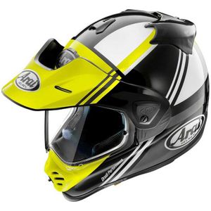 Arai TOUR-X5 Cosmic Fluo Geel Adventure Helm - Maat XL - Helm