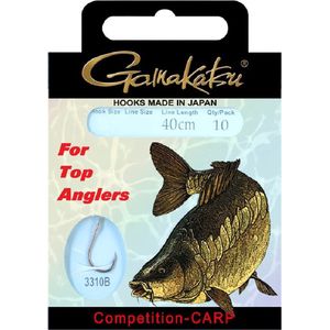 Gamakatsu Onderlijnen Competition Carp Haak 3310B - 40cm (10 pcs)