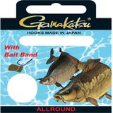 Gamakatsu - hakenboekje allround with baitband haak 8 line 0.20 40cm