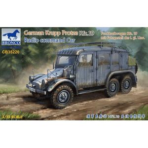 1:35 Bronco CB35220 German Krupp Protze Kfz. 19 - Radio Command Car Plastic Modelbouwpakket