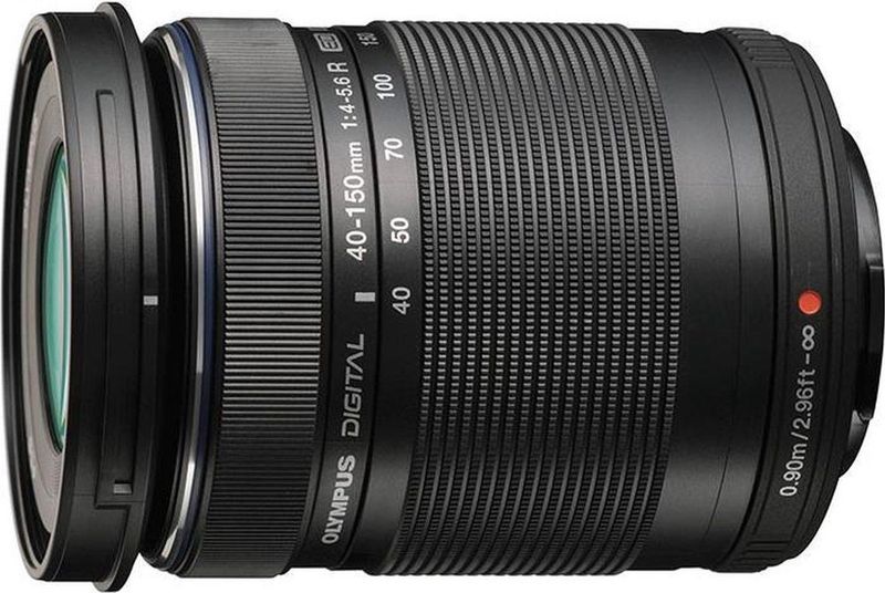 Olympus - ED 40-150mm f/4-5.6 R - Objectief - Zwart - Micro Vier Derde