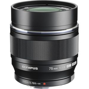 Olympus - ED 75mm f/1.8 - Objectief - Zwart