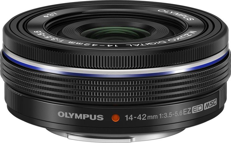 Olympus - M.Zuiko Digitale 14-42 mm F3.5-5.6 EZ-lens - Zwart - Standaardzoom