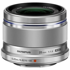 Olympus - M.Zuiko Digitale Lens - 25 mm - F1.8 - Zilver