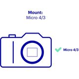 Olympus MFT 12mm F/2.0 zwart ED M.Zuiko Digital occasion