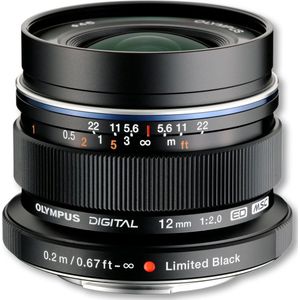 Olympus - M.ZUIKO DIGITAL ED - 12mm 1:2.0 - Camera Lens - Metalen - ZERO-Coating