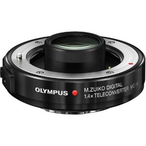 Olympus M.Zuiko 1,4 x MC-14 digitale teleconverter voor M.Zuiko Digital ED 40-150 mm PRO F2.8 & M.Zuiko Digital ED 300 mm F4 PRO, zwart