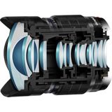 Olympus - M.Zuiko PRO 8mm F1.8 FishEye - Objectief - Zwart