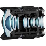 Olympus - M.Zuiko PRO 8mm F1.8 FishEye - Objectief - Zwart