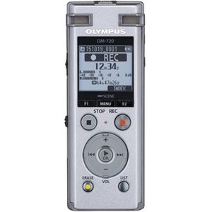 Olympus - DM-720 - Dictafoon - Zilver - 4 GB