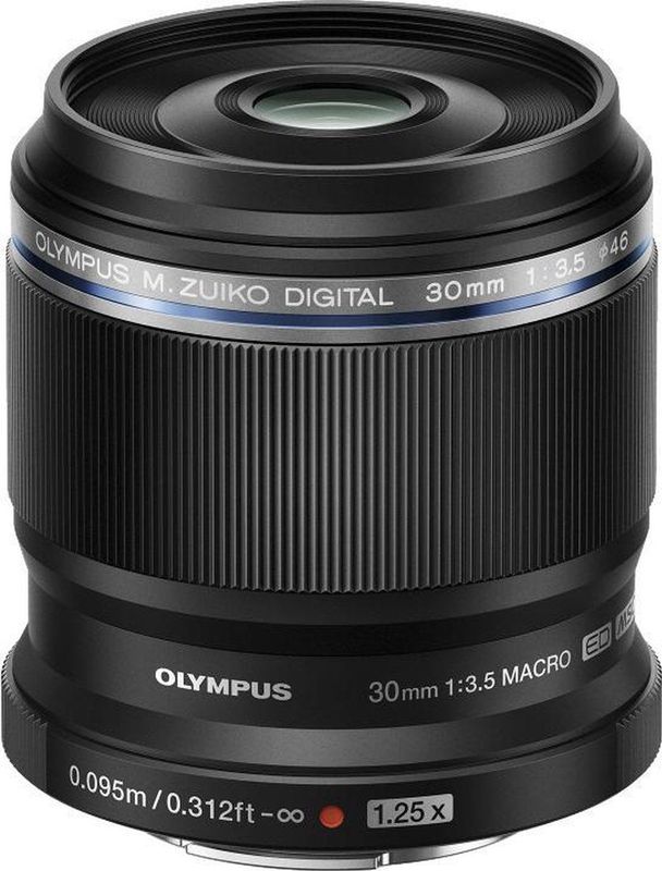 Olympus - ED 30mm f/3.5 Macro - Objectief - Zwart - Micro Vier Derde