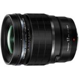 Olympus M.Zuiko Digital ED 17mm F1.2 PRO lens, heldere vaste brandpuntsafstand, geschikt voor alle MFT-camera's (Olympus OM-D & PEN modellen, Panasonic G-serie), zwart