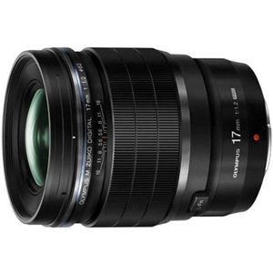 Olympus M.Zuiko Digital ED 17mm F1.2 PRO lens, heldere vaste brandpuntsafstand, geschikt voor alle MFT-camera's (Olympus OM-D & PEN modellen, Panasonic G-serie), zwart