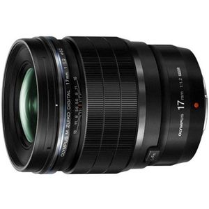 Olympus M.Zuiko ED 17 mm F1.2 PRO digitale lens, heldere vaste brandpuntsafstand, compatibel met elk Micro 4/3-apparaat (Olympus OM-D & PEN modellen, Panasonic G-serie), zwart