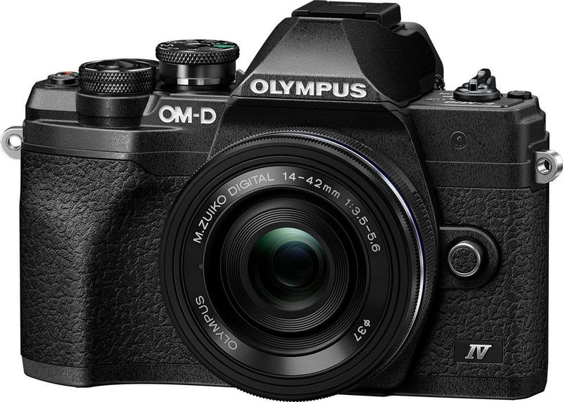 Olympus OM-D E-M10 Mark IV - Systeemcamera - Zwart - Inclusief ED 14-42mm EZ lens