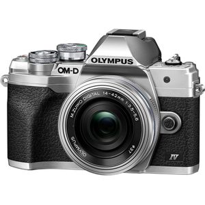 Olympus OM-D E-M10 Mark IV - Systeemcamera - Zilver - Inclusief ED 14-42mm EZ lens