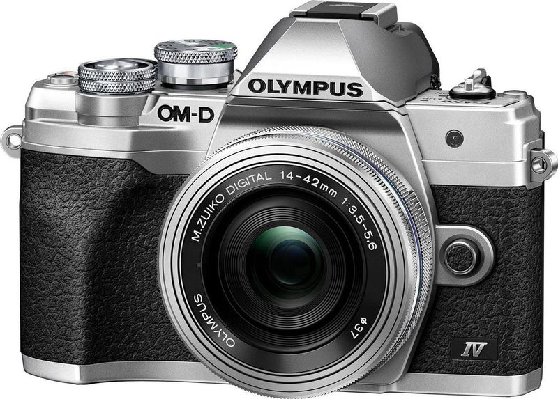 Olympus OM-D E-M10 Mark IV - Systeemcamera - Zilver - Inclusief ED 14-42mm EZ lens