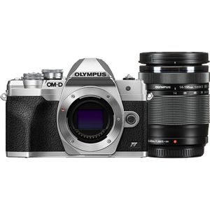 Olympus E-M10 IV Zoom Kit 14-150mm silv. (21.80 Mpx, 4/3), Camera, Zilver
